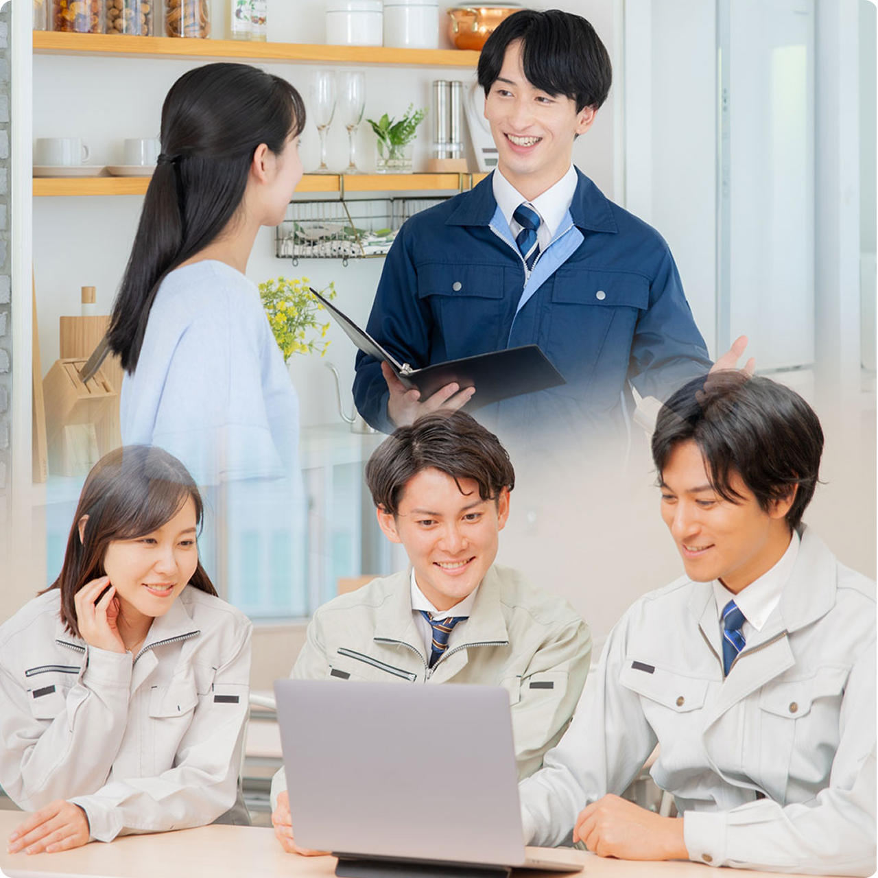 競争ではなく協力で動くイメージ画像