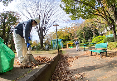 自治体管理の中規模公園(1,000㎡)のイメージ