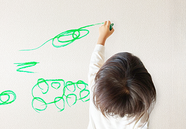 戸建て(子供部屋の手垢・落書き除去)のイメージ