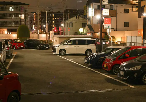 クリニックの駐車場のイメージ