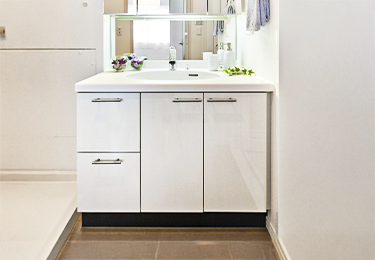 床がふわふわして沈む・水ジミができてきたイメージ