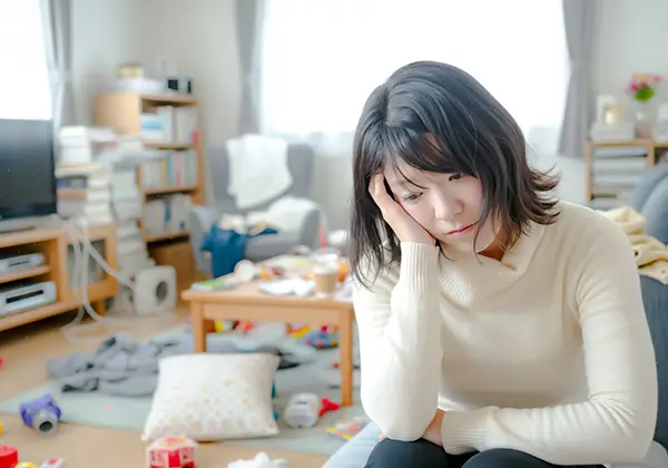 子育てで忙しくしているイメージ