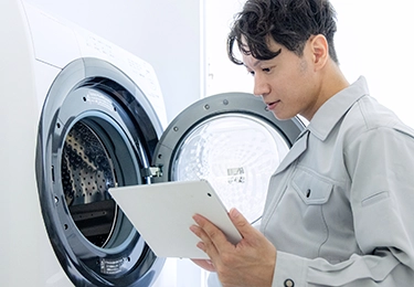 洗濯機の設置のイメージ