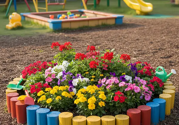 保育園の花壇のイメージ