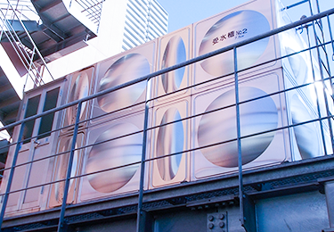 ショッピングセンター(50トン受水槽)のイメージ