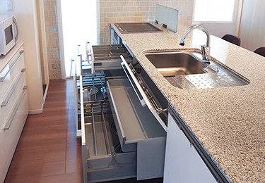 共働き家庭(マンション3LDK)のイメージ"