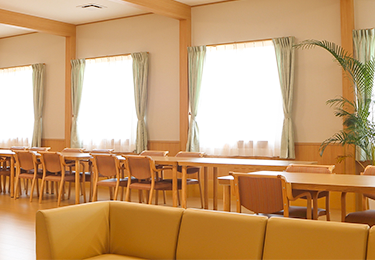 高齢者施設の談話室のイメージ