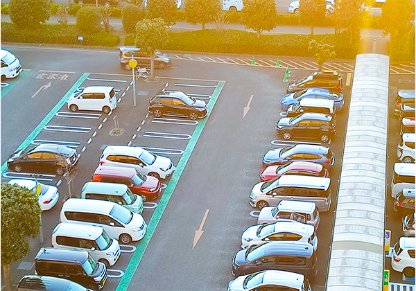 商業施設(敷地全体+駐車場・桝清掃)のイメージ