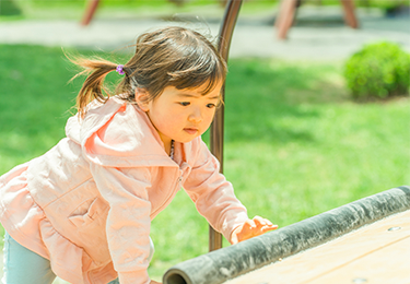 保育園の園庭のイメージ