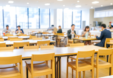 社員食堂(ビル内厨房)のイメージ