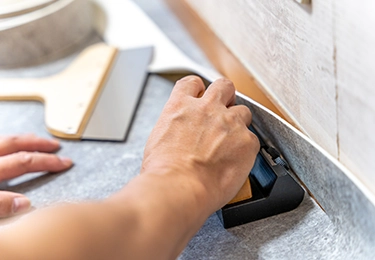 古いフローリングや塩ビ床のイメージ