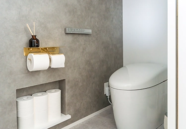 戸建てトイレ交換（ウォシュレット付き）のイメージ