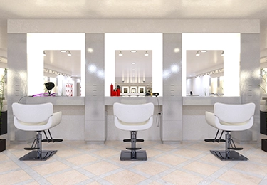 美容サロン（入り口＋水回り 約10㎡）のイメージ