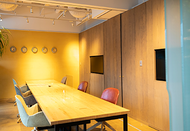 会議室の防音パーテーション設置のイメージ"