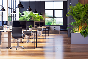 オフィス（執務室内扉＋巾木）のイメージ