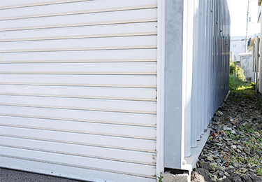 工場敷地内の備品物置(大型)のイメージ"