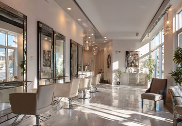 美容サロン(間接照明中心)のイメージ