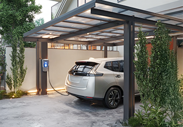 美容サロン（スタッフ用EV対応）のイメージ